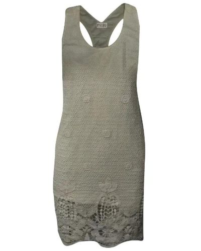 Maje Short Dresses - Grey