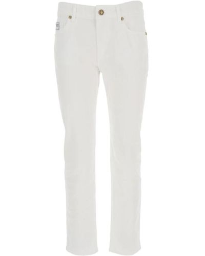 Versace Jeans Couture Slim-fit jeans - Blanco