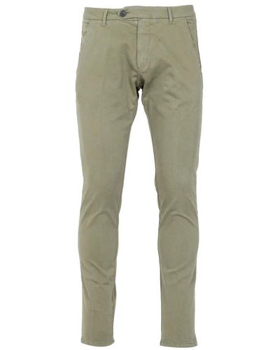 Roy Rogers Pantaloni verdi in gabardine invernale - Verde