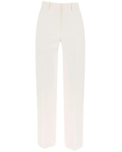 Valentino Garavani Toile iconographe pants in crepe couture - Bianco