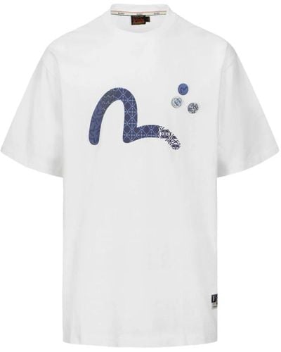 Evisu T-shirts and polos - Bianco
