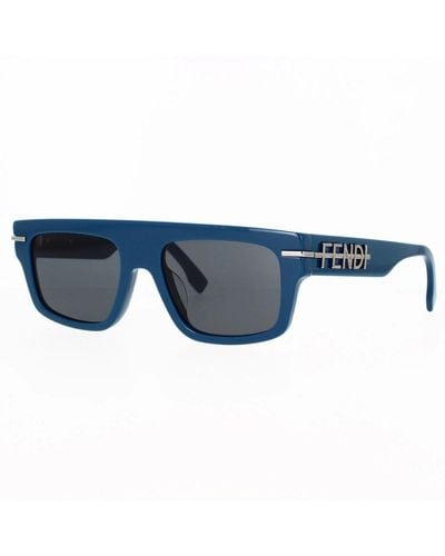 Fendi Graphy sonnenbrille - blauer rahmen, blaue gläser