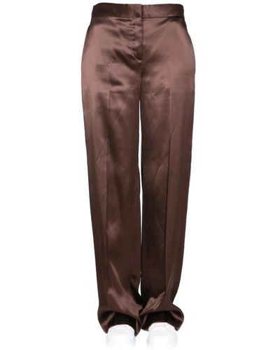 Alexander McQueen Wide Trousers - Brown