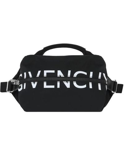 Givenchy Schwarze taschen mit verstellbarem webgürtel