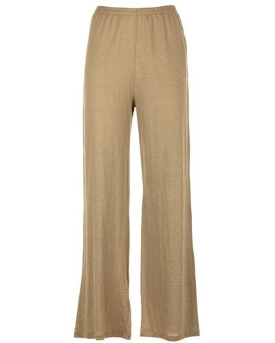 Majestic Filatures Wide Trousers - Natural
