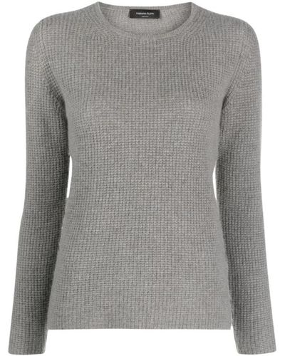 Fabiana Filippi Round-Neck Knitwear - Gray