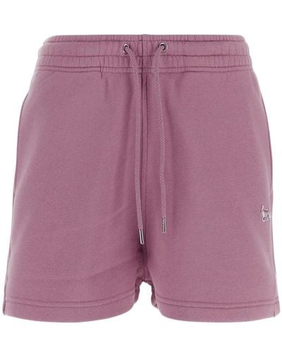 Maison Kitsuné Short Shorts - Purple