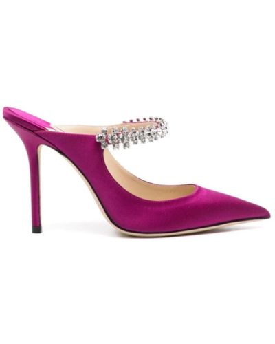 Jimmy Choo Shoes > heels > heeled mules - Violet