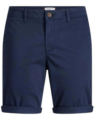 Jack & Jones Solide bermuda shorts - Blau