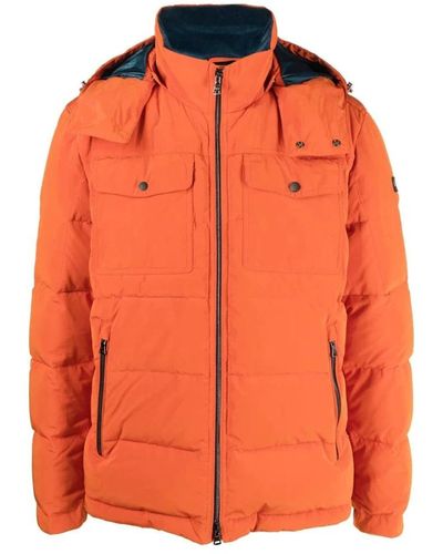 Paul & Shark Winter Jackets - Orange