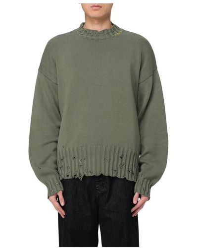 Marni Round-Neck Knitwear - Green