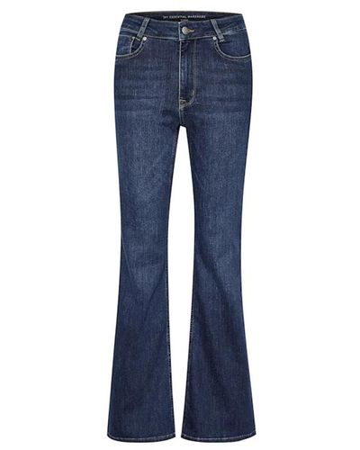 My Essential Wardrobe Jeans > flared jeans - Bleu