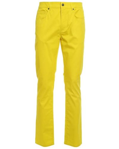 Moschino Slim-Fit Trousers - Yellow