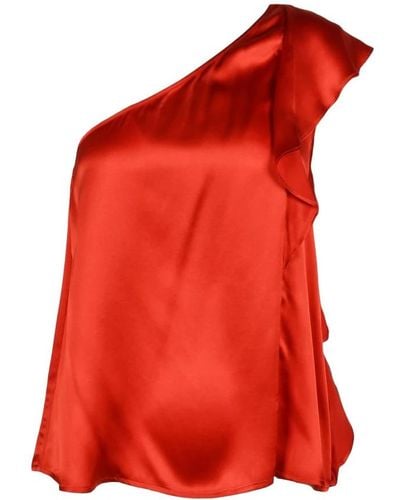 L'Autre Chose Sleeveless Tops - Red