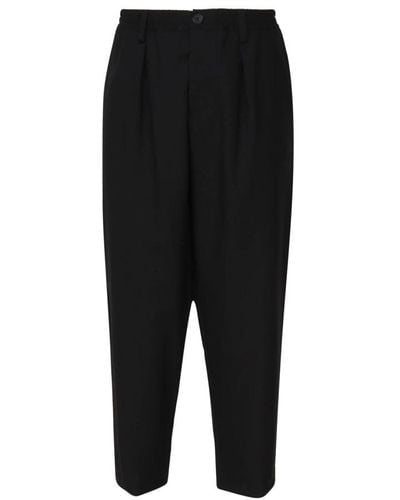 Marni Cropped Trousers - Black
