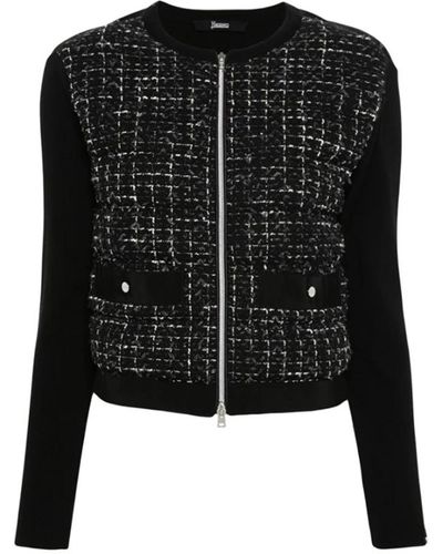 Herno Jackets > tweed jackets - Noir