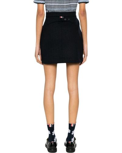 Thom Browne Short Skirts - Black