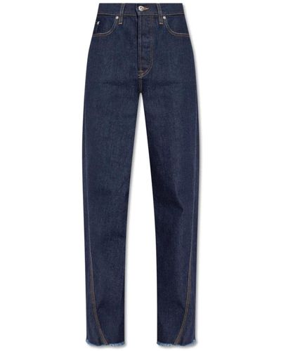 Lanvin Jeans con costuras retorcidas - Azul