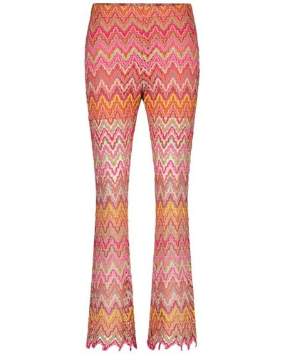 Ana Alcazar Wide Trousers - Red