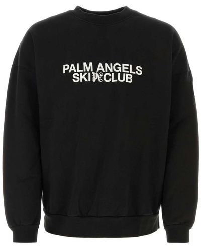 Palm Angels Schwarzer oversize sweatshirt