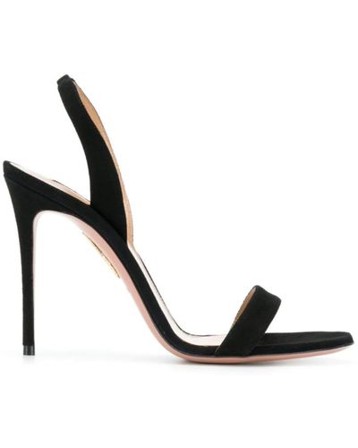 Aquazzura Elegante schwarze offene high heels