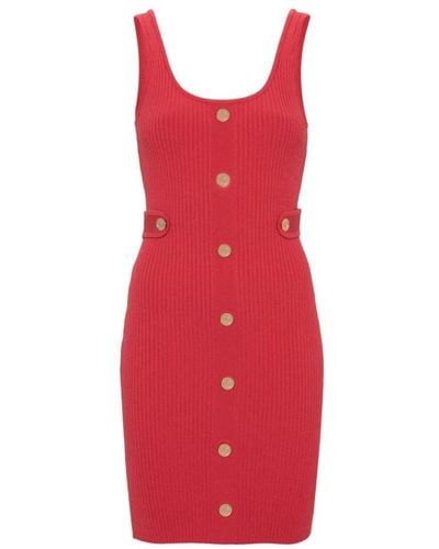 Michael Kors Knitted Dresses - Red