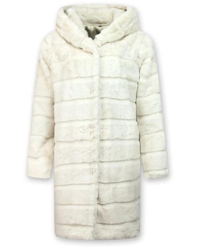 Gentile Bellini Faux Fur & Shearling Jackets - White