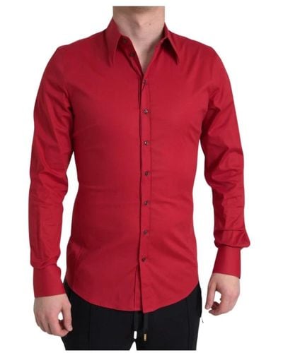 Dolce & Gabbana Casual shirts - Rot