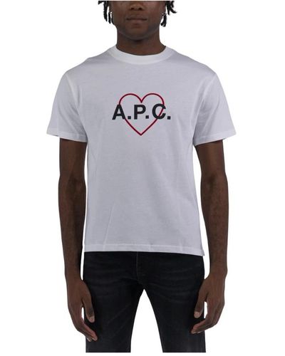 A.P.C. T-Shirts - Grey
