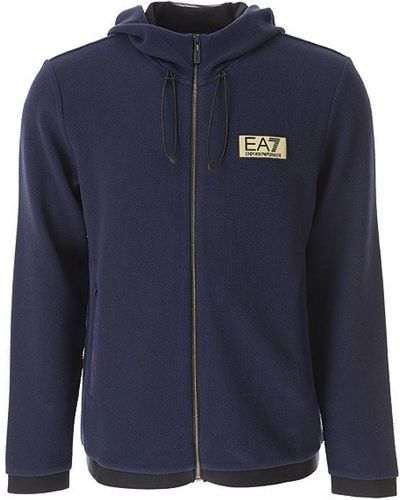 EA7 Zip-Throughs - Blue