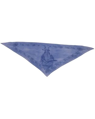Hermès Pre-owned > pre-owned accessories > pre-owned scarves - Bleu