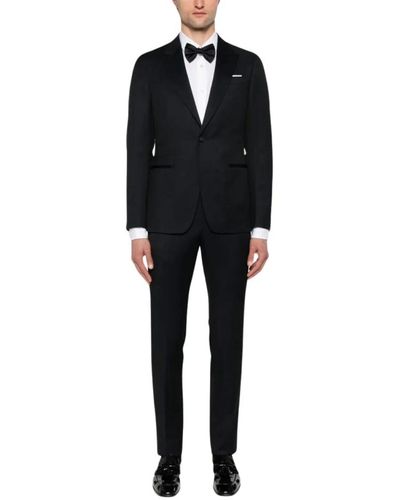 ZEGNA Suits > suit sets > single breasted suits - Noir