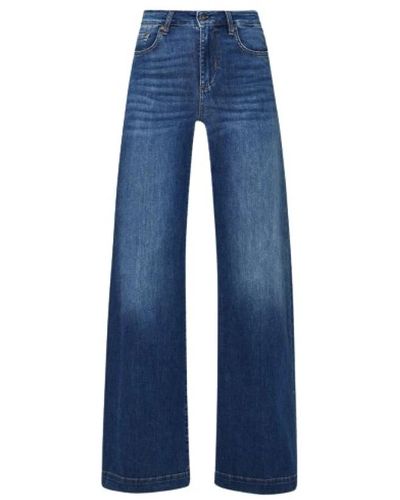 Liu Jo Regular fit flare jeans - Blu