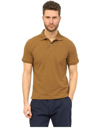 K-Way Polo Shirts - Brown