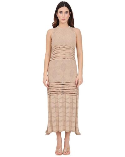 Akep Dresses > day dresses > knitted dresses - Neutre