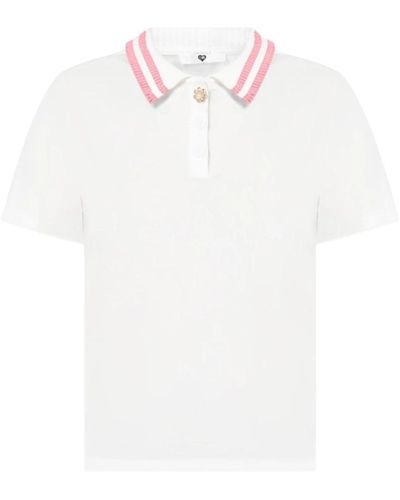Twin Set Polo Shirts - White