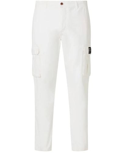Ecoalf Slim-Fit Trousers - White
