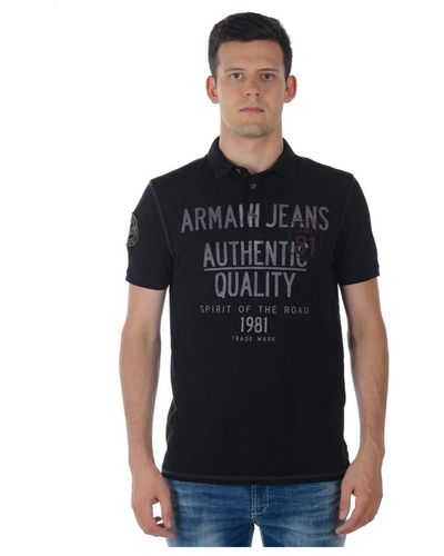 Armani Jeans Polo shirts - Schwarz