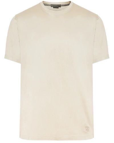 Corneliani T-Shirts - Natural
