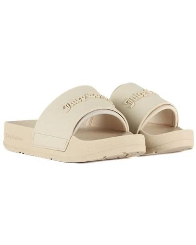 Juicy Couture Sliders - Natural