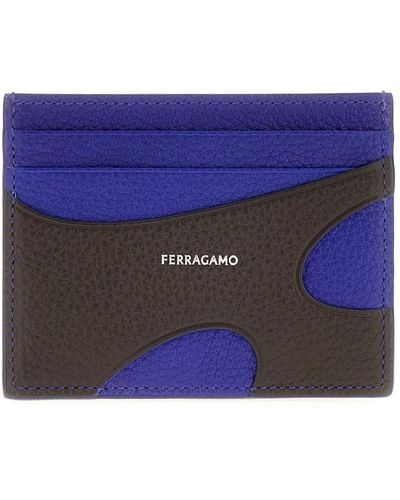 Ferragamo Klassische leder brieftasche - Lila
