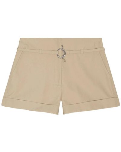 Ganni Short shorts - Neutro
