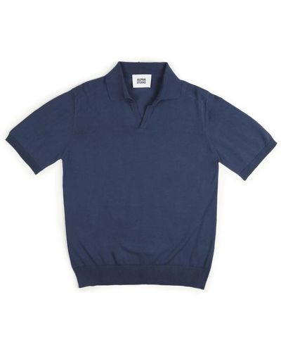 Alpha Studio Tops > polo shirts - Bleu