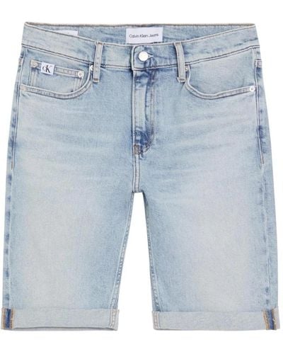 Calvin Klein Blaue jeans mit reißverschluss