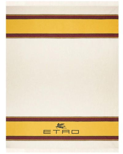 Etro Woll-kaschmir-kleindecke - Gelb