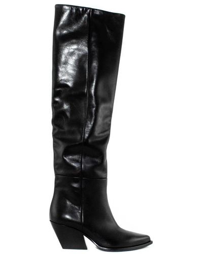 Elena Iachi Heeled Boots - Black