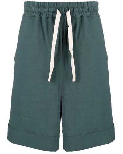 Jil Sander Long Shorts - Blue