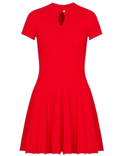 Balmain Dresses > day dresses > knitted dresses - Rouge