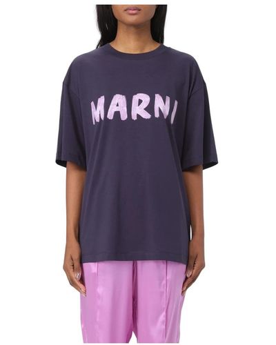 Marni T-Shirts - Purple