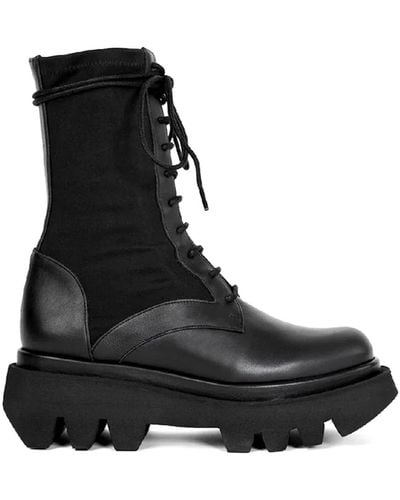 Paloma Barceló Shoes > boots > lace-up boots - Noir